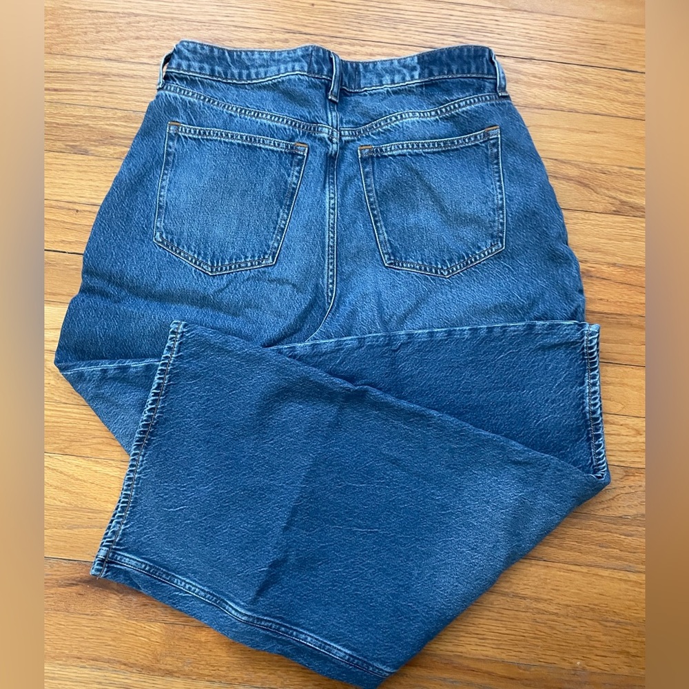 Abercrombie & Fitch Blue Wide Leg Jeans - Picture 5 of 6